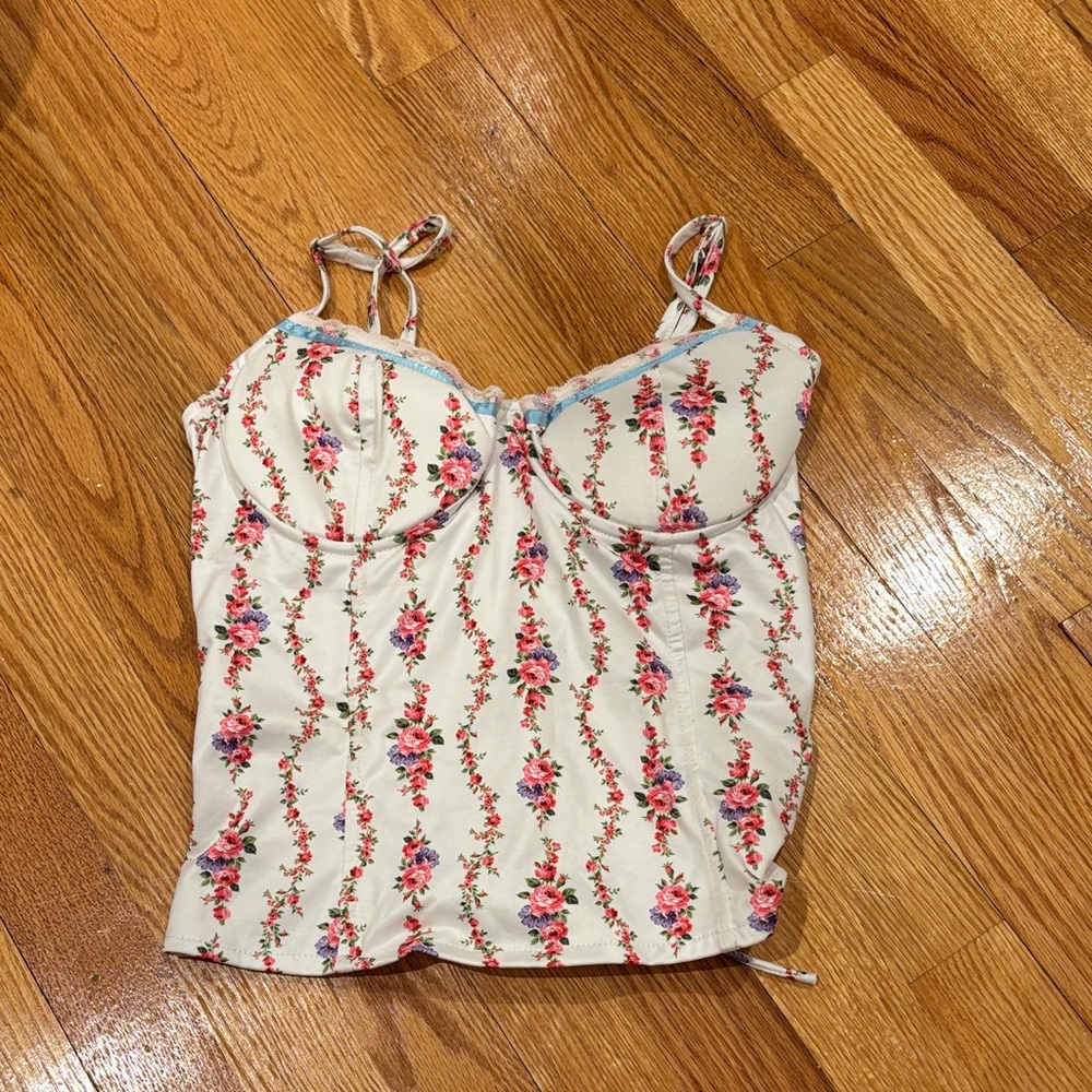Amazon Cream Floral Camisole